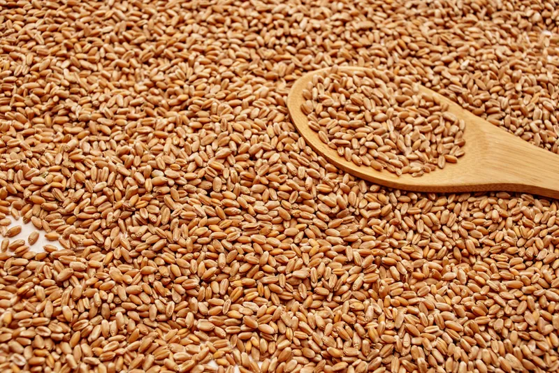 Деревянный стол с натуральными продуктами на деревянном фоне