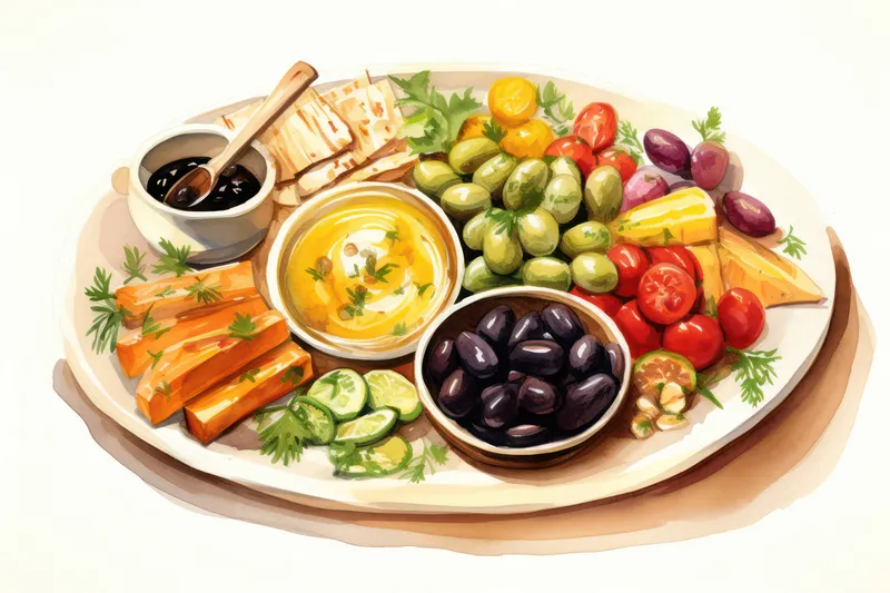 Морковное вегетарианское блюдо, салат с помидорами, фон, хумус, соус, здоровый, свежий, огурец, перец, овощи, закуска, тарелка, блюдо, еда, закуска, фон