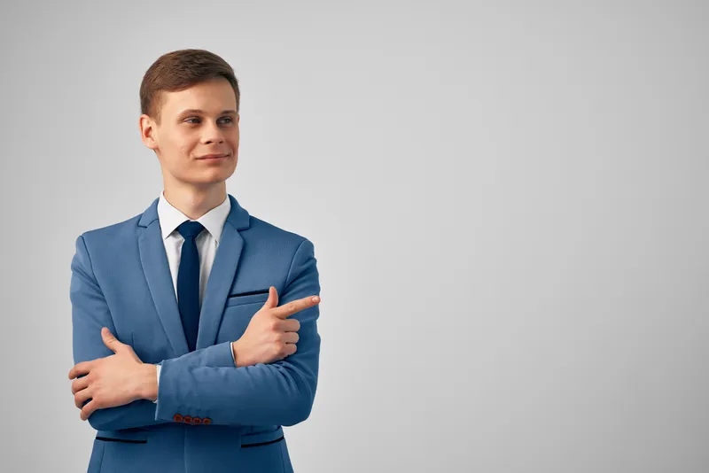 Бизнесмены, деловой человек, успех, кадр обрезан