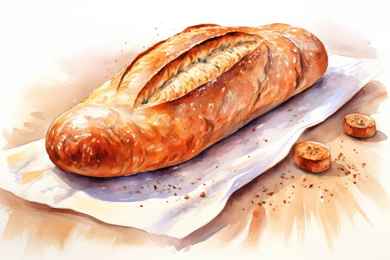 Завтрак: коричневая мука, хрустящая корочка, белый, полезный, вкусный, на органическом натуральном домашнем фоне