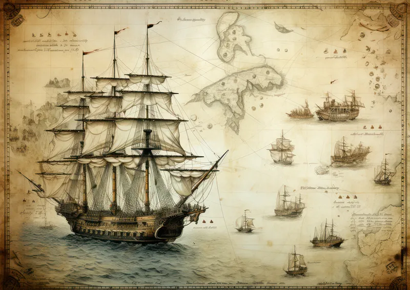 Винтажная парусная лодка в историческом море: морское приключение