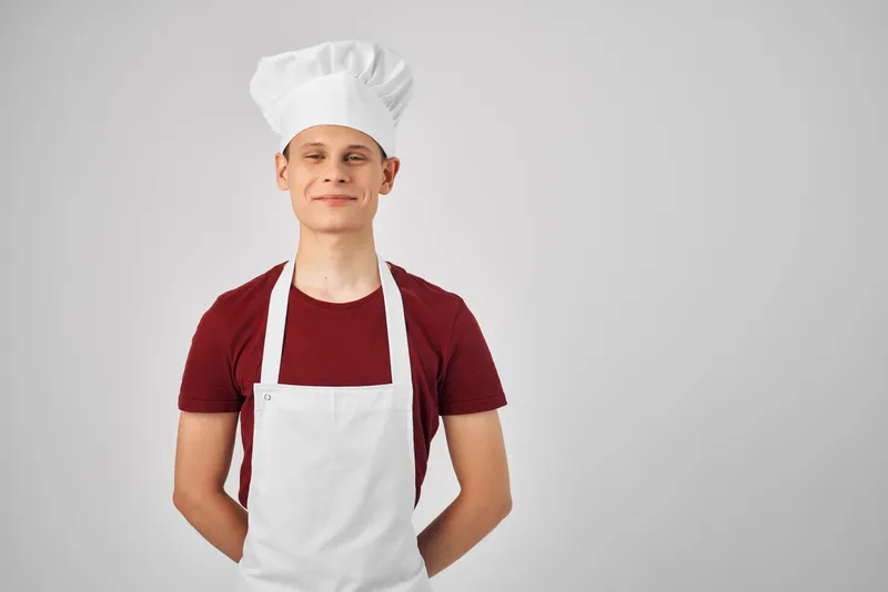 Поварской фартук для приготовления еды в профессиональном ресторане