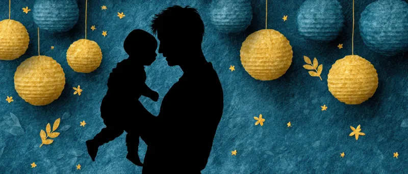 Спокойное, кинематографичное настроение с мягким освещением и нежными цветами, передающими привязанность, заботу и праздник в семейной сцене, идеально подходящей для историй, праздников и душевных…