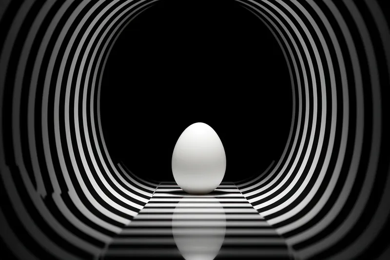 Белый, объект, блестящий, золотой, разные, индивидуальные, яйцо, уникальный, концептуальный, символ, бизнес, иллюстрация, стенд, абстракция, пасха, толпа, фон, золотистый