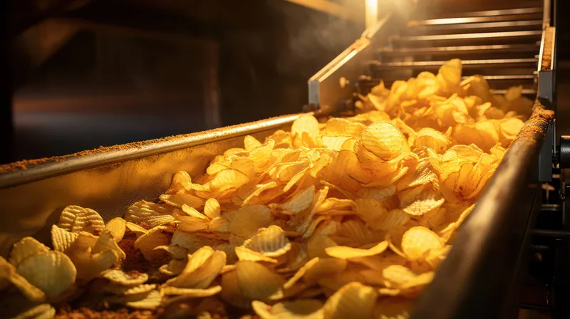 Чипсы, хрустящие, вкусные, быстрая еда, нездоровый, джанк-фуд, хрустящая закуска, картофель, соль, соленый, питание, еда, жир, хрустящий, вкусный, желтый, жареная куча, еда, фон