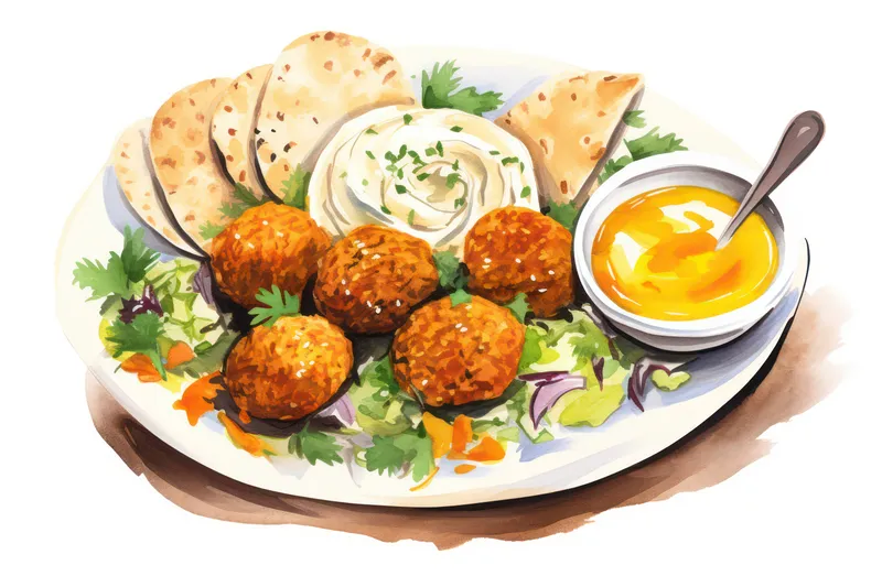 Вкусный салат, соус, кухня, блюдо, тарелка, жареный, фон, зеленый, вкусный, свежий, закуска, закуска, вегетарианец, еда, крупным планом, ужин, обед, еда