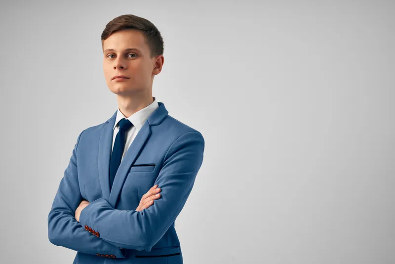 Успешный бизнесмен, менеджер, руководитель, профессионал в офисе