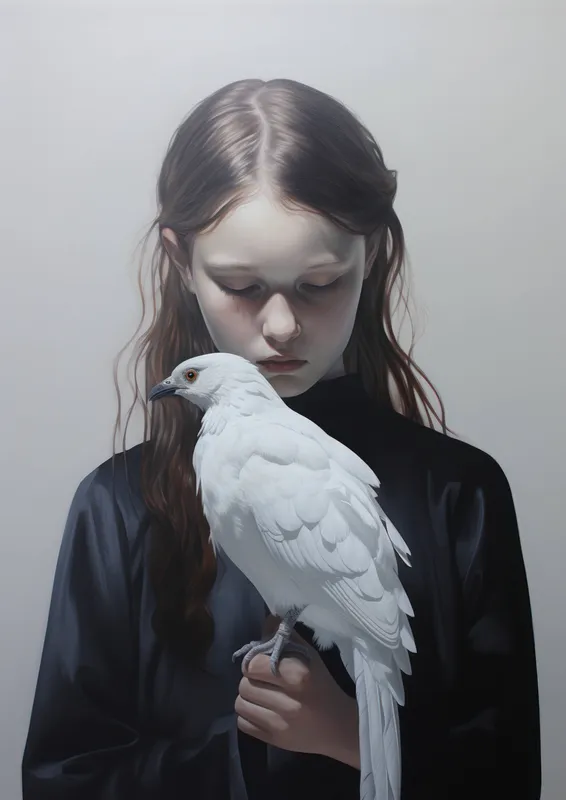 Женщина, королева, человек, молодая модель, фон, элегантное платье, птица, принцесса, костюм, волосы, портрет, роскошь, белая сидящая леди, лицо, красота, мода, средневековое фэнтези, женщина, природа