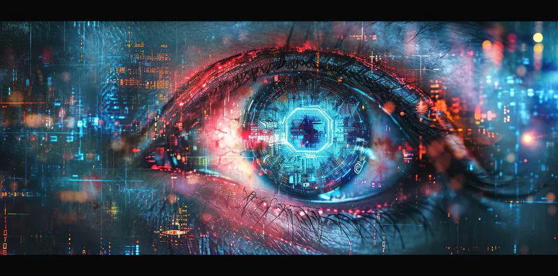 Digital Vision: абстрактный глаз будущего