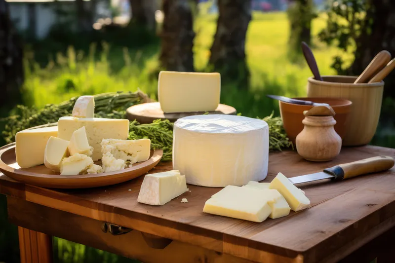Стол, сыр бри, свежий завтрак, молочный ломтик, полезная закуска, вкусный камамбер, жёлтый ингредиент, гурман, фон, деревянный органический продукт, ассортимент продуктов, фон, мягкий