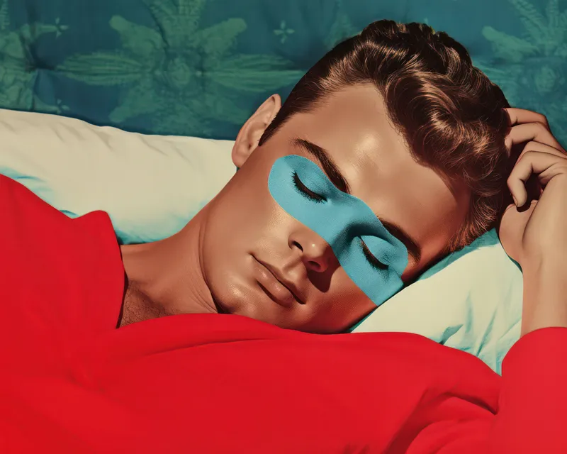 Спальня, фон, дом, сон, человек, маска, красивый, красота, мужчина, парень, привлекательный, релаксация, мужчины, образ жизни, кровать, взрослый, лицо, молодой, отдых, комната, лежащий, мужчины…