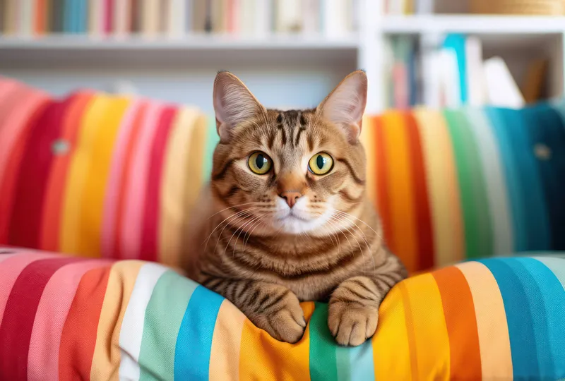Портрет, котенок, лапа, очаровательный, фон, кошка, домашний, милый, молодой, домашнее животное, животное, забавный, млекопитающее, полосатый, мех, симпатичный, серый, дом, котенок, лежит, глаза…