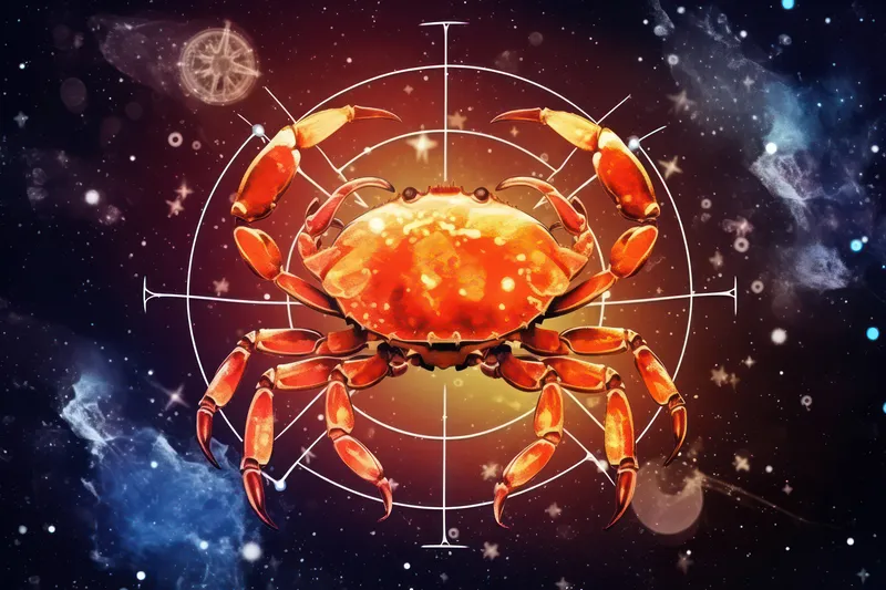 Морская иллюстрация с изображением животного и морепродуктов на фоне