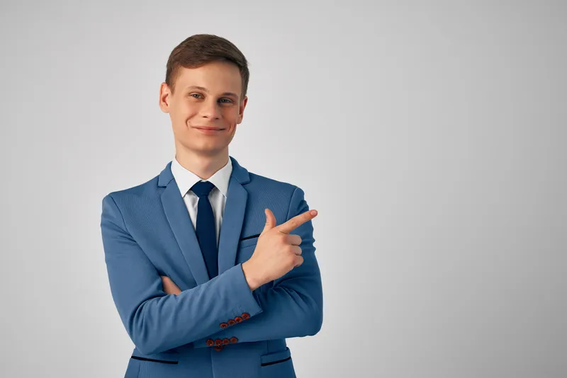 Деловой мужчина в костюме, работа, менеджер, успех