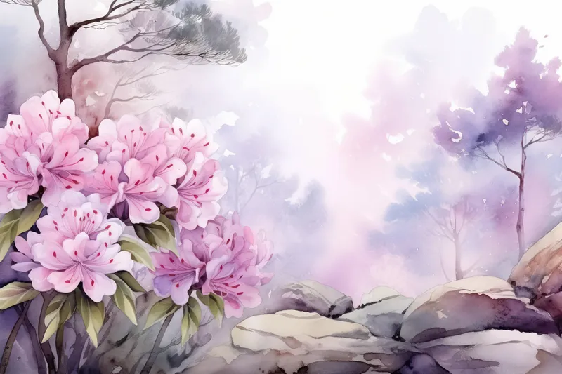 Весенний фон: цветы, природа, иллюстрация