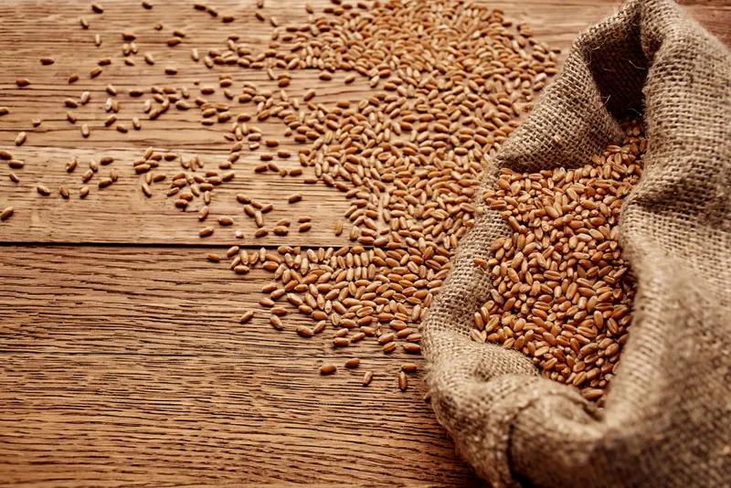 Зерновые, приготовление пищи, органический продукт, еда, бакалея, деревянный фон