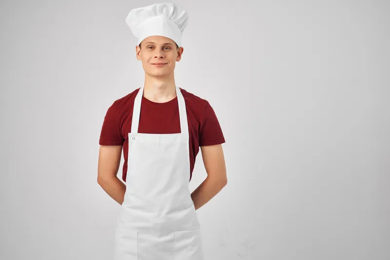 Фартук шеф-повара для приготовления еды в профессиональном ресторане