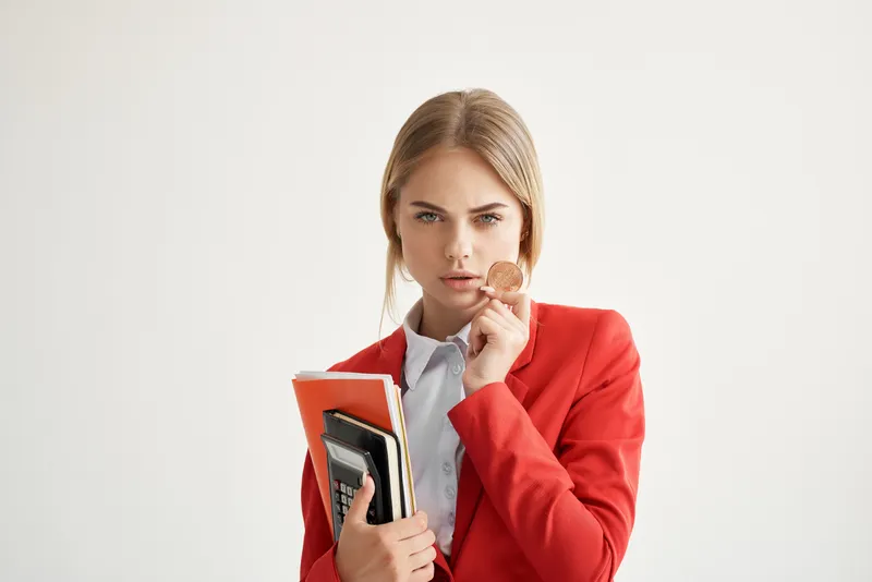 Финансист, коммерция, интернет, финансы, инвестиции на светлом фоне