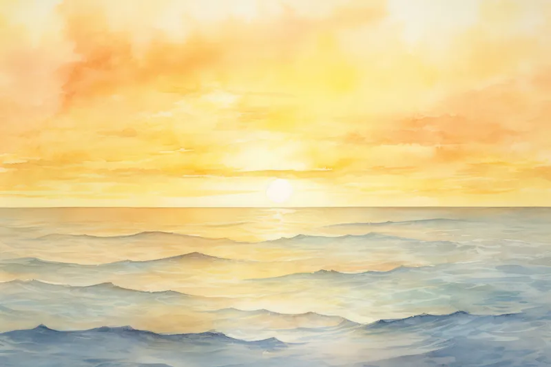 Пляж, морской пейзаж, путешествие, море, природа, солнце, искусство, красиво, горизонт, лето, пейзаж, солнечный свет, небо, вода, фон, побережье, живопись, волна, голубой, океан