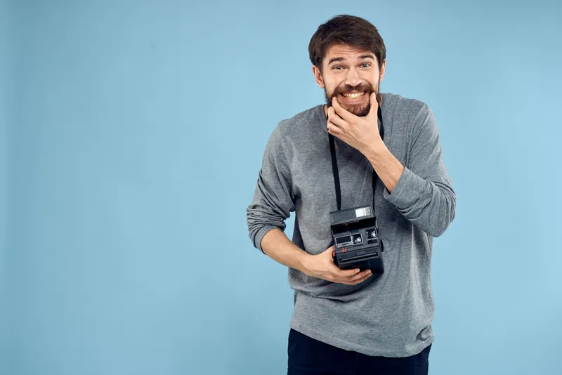 Фотограф, профессиональная камера, технология, студия, профессия, образ жизни, хобби, оборудование
