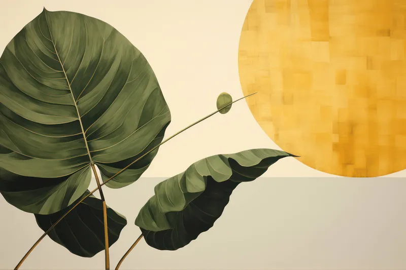 Абстрактная природа: пальмовые листья на свежем фоне из текстуры дерева, яркая летняя листва, экзотический фон, весенний тропический лес, зеленая красота окружающей среды