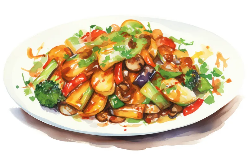 Лук, острый, жареный, вкусная еда, здоровое питание, кухня, обед, блюдо, красное мясо, перец, тарелка, приготовлено, гурман, еда, овощ, зеленый, ужин, фон, вегетарианец, свежий, соус