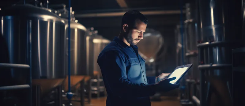 Работа, завод, промышленный, пивоварня, профессионал, мужчины, владелец, опыт, европеоидная внешность, бизнес, человек, мужчины, мужчины, напиток, в помещении, производство, взрослый, рабочий, один…