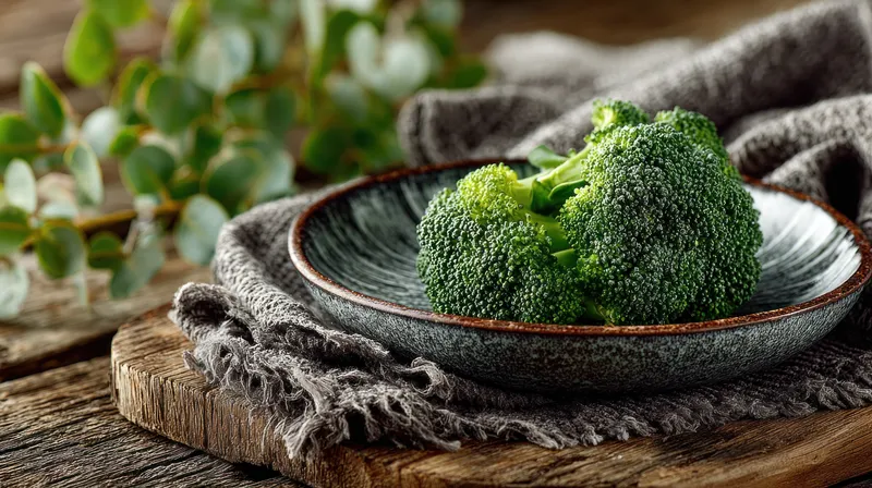 Деревенская кухонная сцена с лиственным фоном и деревянной поверхностью создает уютное, здоровое настроение, идеально подходящее для здорового питания, приготовления еды и простых питательных блюд