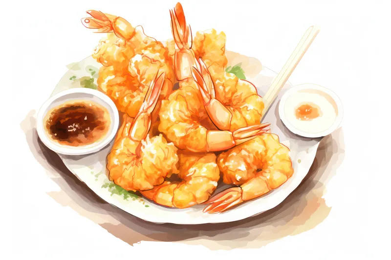 Кухня, еда, фон, жареная еда, ресторан, гурман, вкусный соус, гриль, блюдо, тарелка, креветка, крупный план, морепродукты, свежий, здоровый, закуска, повар, вкусный, есть, ужин, белый