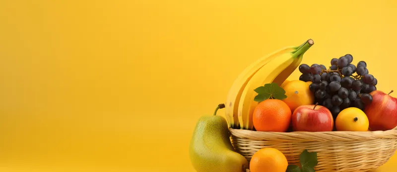 Красочная группа свежих и сочных фруктов
