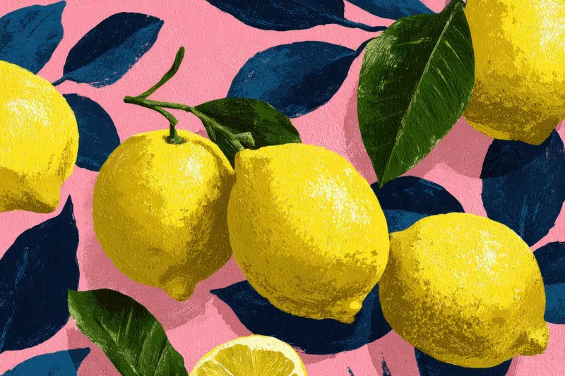 Причудливое настроение с энергией свежих фруктов