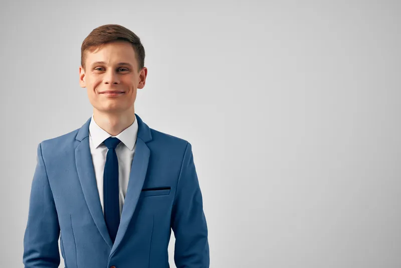 Бизнесмен в костюме, профессиональный офисный успешный менеджер