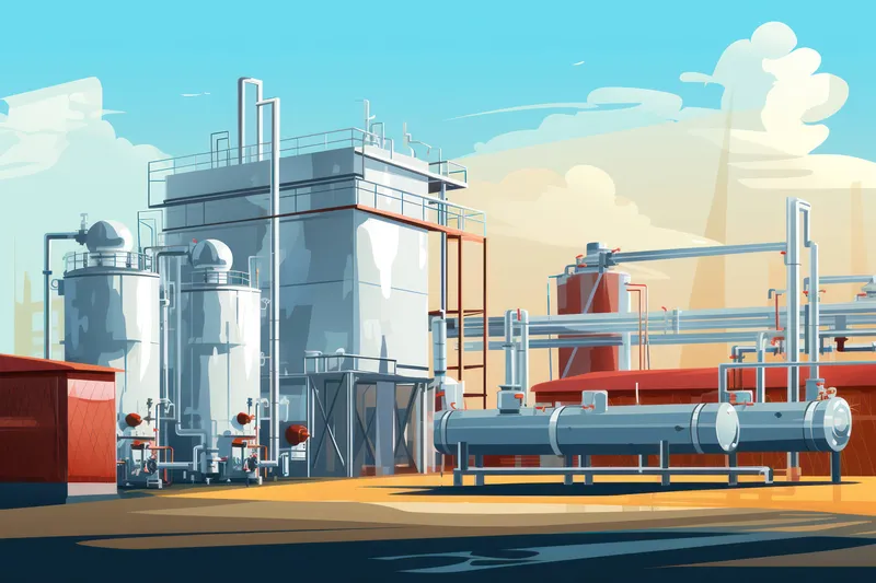 Газовая энергетическая станция, нефть