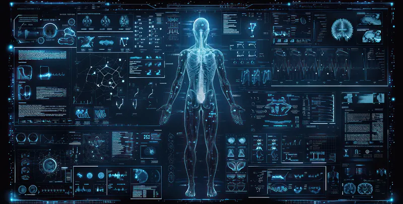Футуристическое цифровое тело: научно-ориентированный интерфейс для медицинской системы