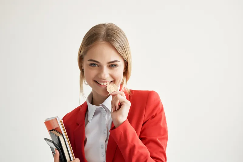 Финансист, коммерция, интернет, финансы, инвестиции на светлом фоне