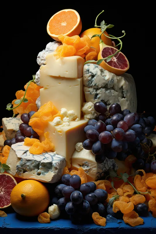 Дорблю, кусочек, мягкий, деревянный, французский голубой, виноград, гурманская еда, вкусный сыр, закуска, ломтик, здоровый, молочный, сыр, органический, ассорти, камамбер, бри