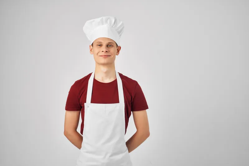 Поварской фартук для приготовления еды в профессиональном ресторане