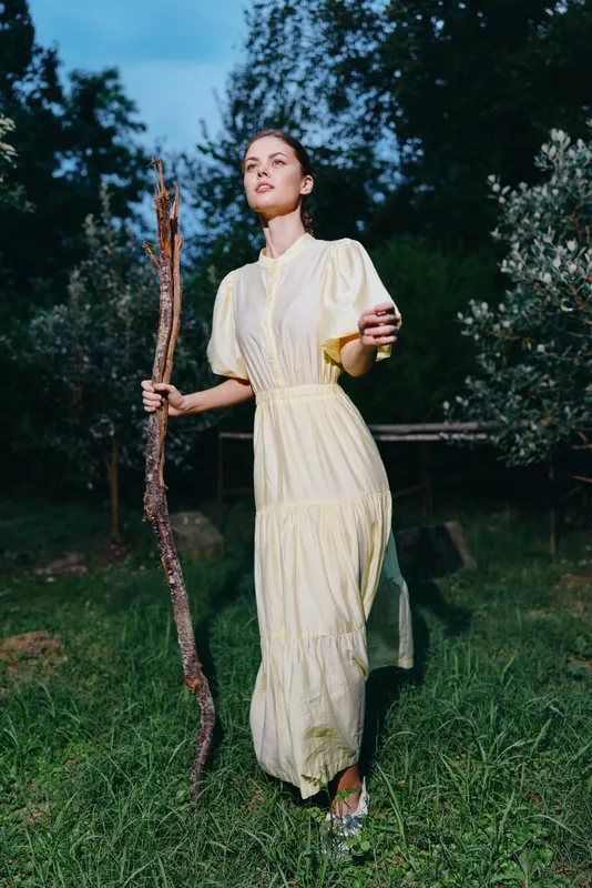 woman dress nature portrait authentic