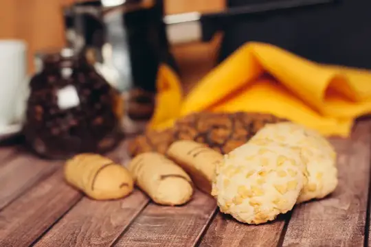Сладкое печенье, десерт, чаепитие, завтрак, перекус