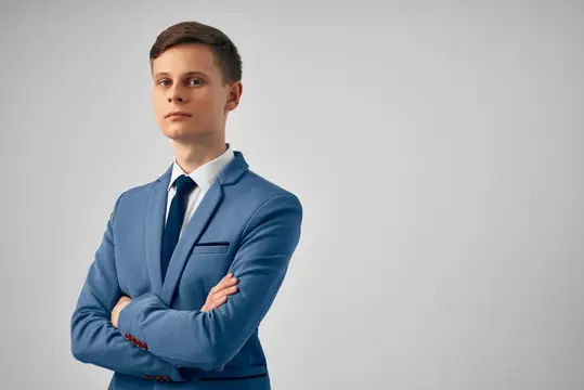 Успешный бизнесмен, менеджер, руководитель, профессионал в офисе