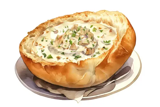 Гурман, вкусная миска, еда, блюдо, кухня, обед, суп, петрушка, традиционный хлеб, домашнее приготовление, еда, свежий фон, ложка, горячий ужин, сливки, вкусный, здоровый