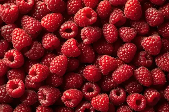 Малиновое наслаждение: взрыв сочных спелых ягод в свежем, полезном и вкусном фруктовом салате