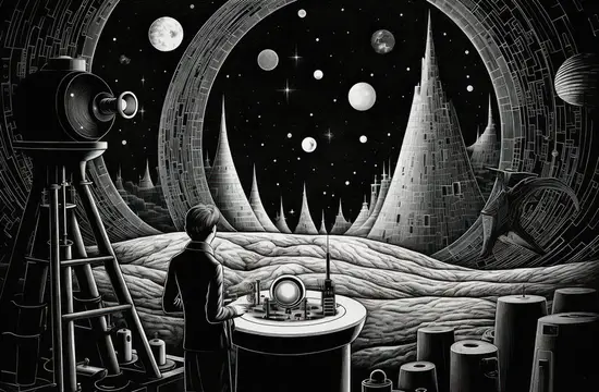 Искусство, мужчина, графика, космос, фон, звезды, небо, луна, мужчина, иллюстрация, вселенная, планета, фантазия, галактика, астрономия, дизайн, астронавт, космос, рисунок, наука