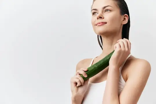 Уход за кожей с огурцом, свежая красота, натуральное оздоровление