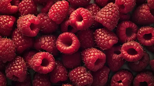 Сочные спелые ягоды малины: яркий вкус лета