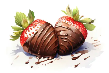 Вкусная еда, валентинка, какао, покрытая закуска, фон, конфеты, шоколад, фрукты, красный, коричневый, свежий, сладкая ягода, вкусная клубника, спелый десерт, гурман