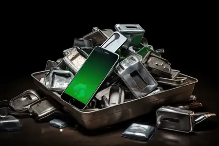 Разбитое стекло: крупный план абстрактных острых осколков бутылки на грязном бетонном фоне