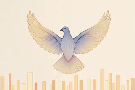 Спокойное, оптимистичное настроение, идеально подходящее для финансов, стратегии и брендинга