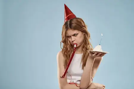 Недовольная женщина