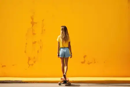 Стильная леди, красивая модель: активная, крутая и привлекательная